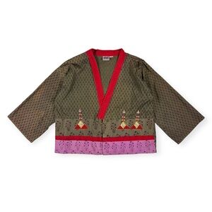 Dignity Not Charity Open Front Kimono Jacket